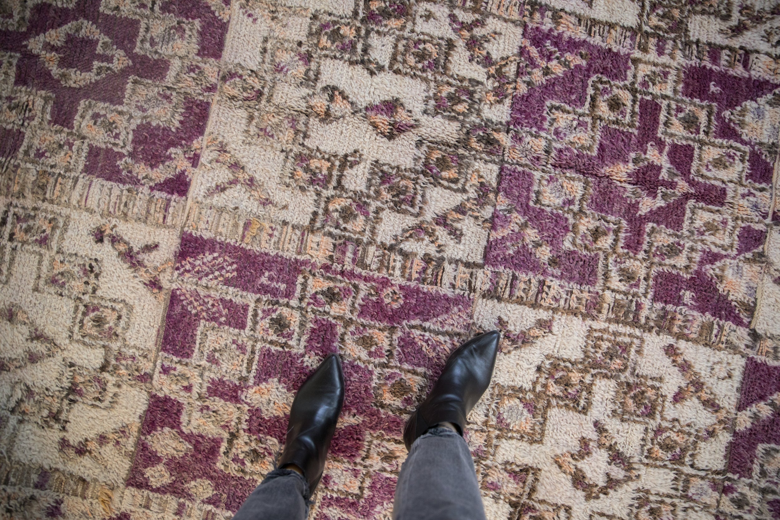 6.5x11 Vintage Moroccan Carpet // ONH Item ee004517 Image 1