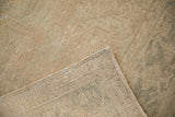 Hand-knotted foundation and side cord selvage on the back of a vintage Mehrivan carpet.