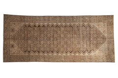 6x13.5 Antique Distressed Hamadan Carpet // ONH Item ee004548
