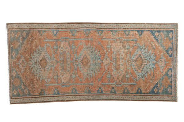 2.5x5.5 Vintage Distressed Fragment Hamadan Rug Runner // ONH Item ee004553