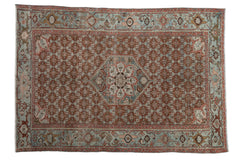 4x6 Antique Distressed Malayer Rug // ONH Item ee004555