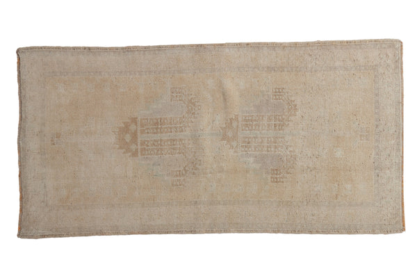 3x5.5 Vintage Distressed Oushak Rug // ONH Item ee004559