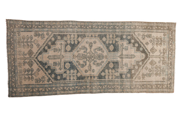 3.5x7.5 Vintage Distressed Hamadan Rug Runner // ONH Item ee004562