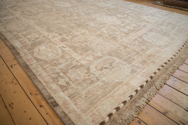 9.5x12 Distressed Afghani Oushak Design Carpet // ONH Item ee004566 Image 3