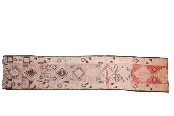 Vintage Distressed Moroccan Rug Runner // ONH Item: ee004582