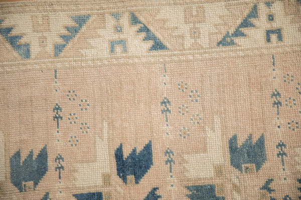 Vintage Distressed Oushak Rug Runner // ONH Item: ee004587, Image 2
