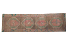 3x10 Vintage Distressed Fragment Northwest Persian Rug Runner