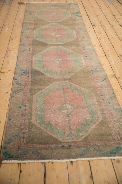 Vintage Distressed Fragment Northwest Persian Rug Runner // ONH Item: ee004592, Image 2