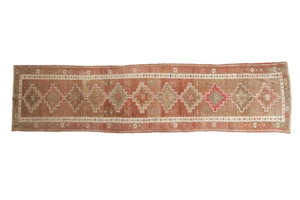 Vintage Distressed Kurd Rug Runner // ONH Item: ee004595