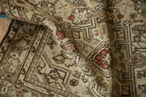 Evenly worn low pile and flexible weave of a vintage Persian Karaja rug runner.