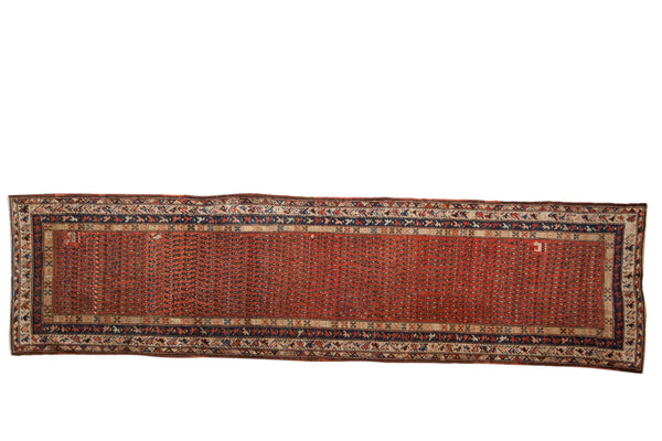 Antique Kurdish Hamadan Rug Runner // ONH Item: ee004599