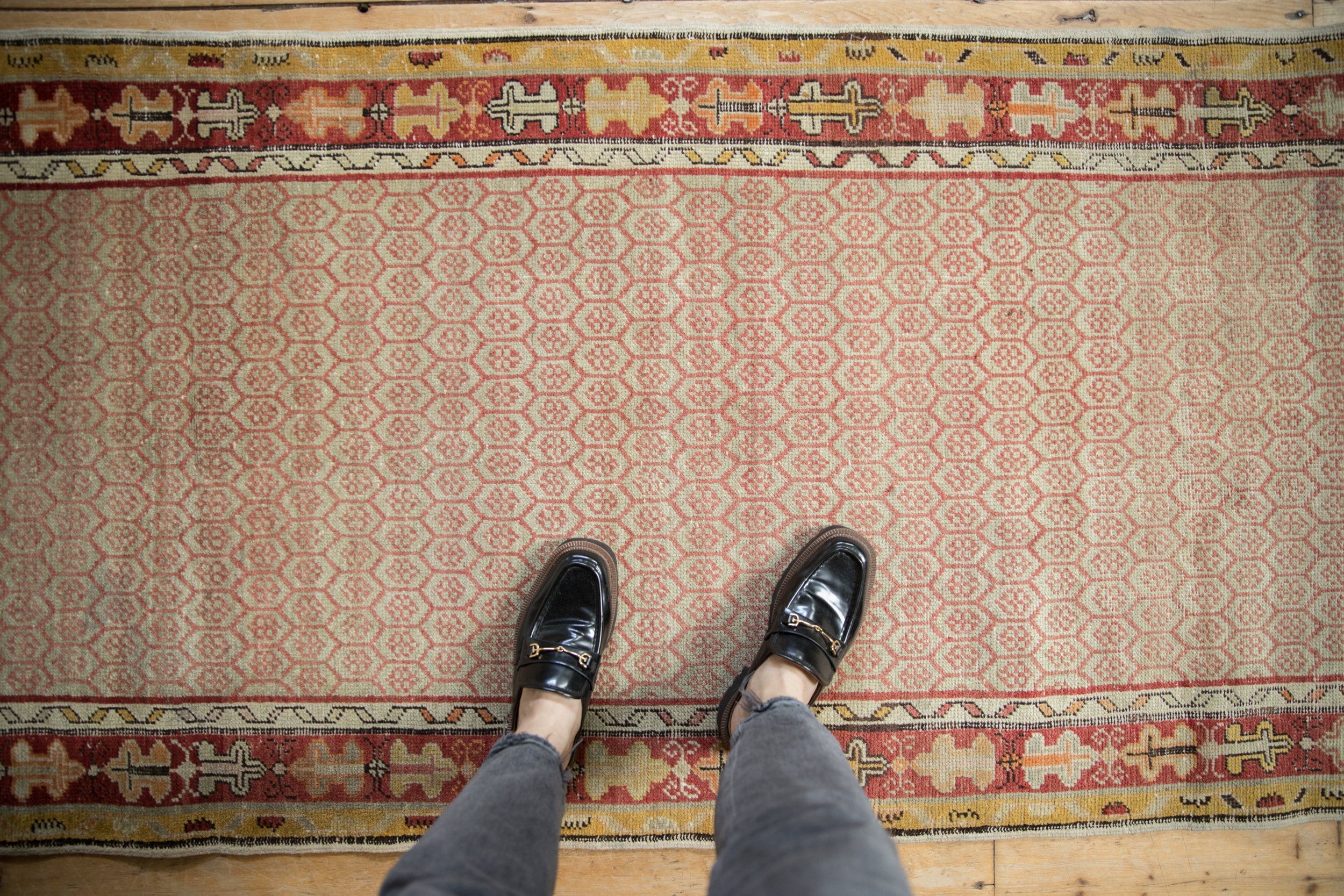 Vintage Oushak Rug Runner // ONH Item: ee004603, Image 1