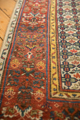 3.5x18.5 Antique Bijar Rug Runner