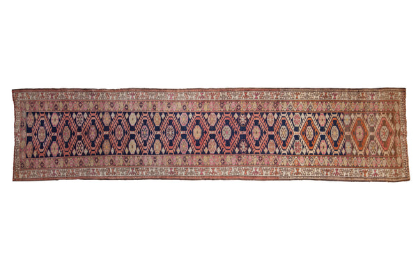 Vintage Distressed Kurd Rug Runner // ONH Item: ee004615