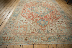 7.5x10.5 Vintage Distressed Heriz Carpet