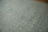 Distressed vintage Mahal carpet pile, Herati motifs, subtle abrashes, and faint foundation.