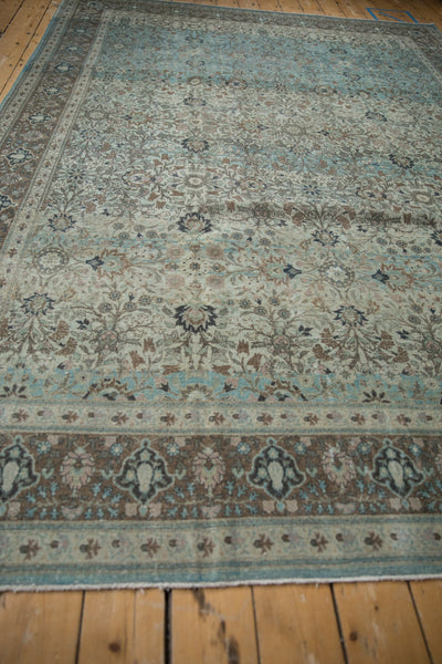 Vintage Fine Distressed Overdyed Qom Carpet // ONH Item: ee004645, Image 8