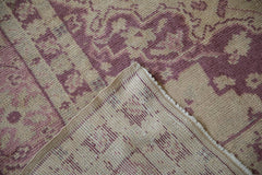 9.5x12 Vintage Distressed Oushak Carpet