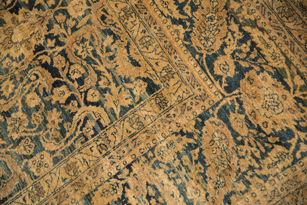 Vintage Distressed Tea Washed Meshed Carpet // ONH Item: ee004652, Image 3
