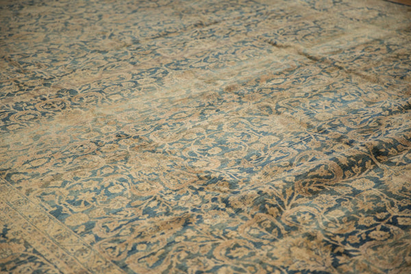 Vintage Distressed Tea Washed Meshed Carpet // ONH Item: ee004652, Image 5