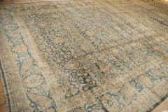 10.5x19.5 Vintage Distressed Tea Washed Meshed Carpet