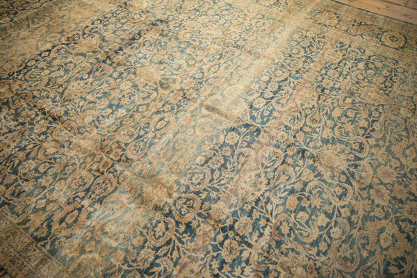 Vintage Distressed Tea Washed Meshed Carpet // ONH Item: ee004652, Image 14