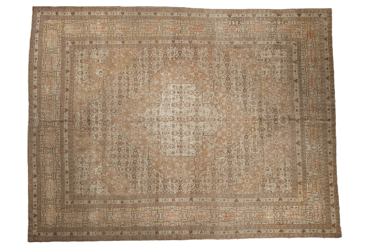 9.5x12 Antique Fine Tabriz Carpet