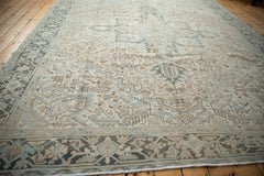 9x10.5 Vintage Distressed Heriz Carpet