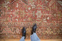 8x10.5 Vintage Distressed Mehrivan Carpet
