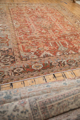 8x10.5 Vintage Distressed Mehrivan Carpet