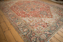 8x10.5 Vintage Distressed Heriz Carpet