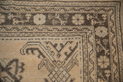 6x9.5 Vintage Distressed Oushak Carpet