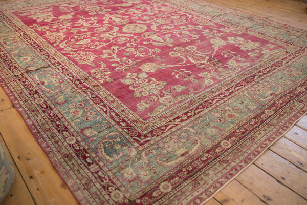 Antique Distressed Yezd Carpet // ONH Item: ee004726, Image 3