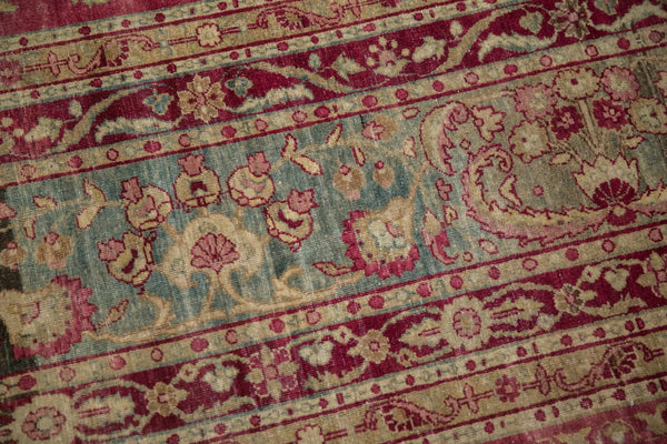 Antique Distressed Yezd Carpet // ONH Item: ee004726, Image 9