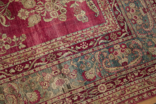 Antique Distressed Yezd Carpet // ONH Item: ee004726, Image 10