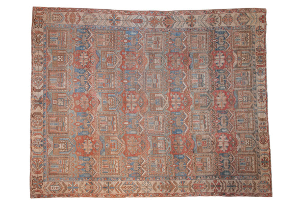 Vintage Distressed Bakhtiari Carpet // ONH Item: ee004731