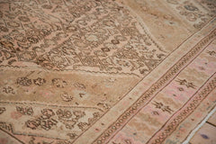 7x10 Vintage Distressed Overdyed Bibikabad Carpet