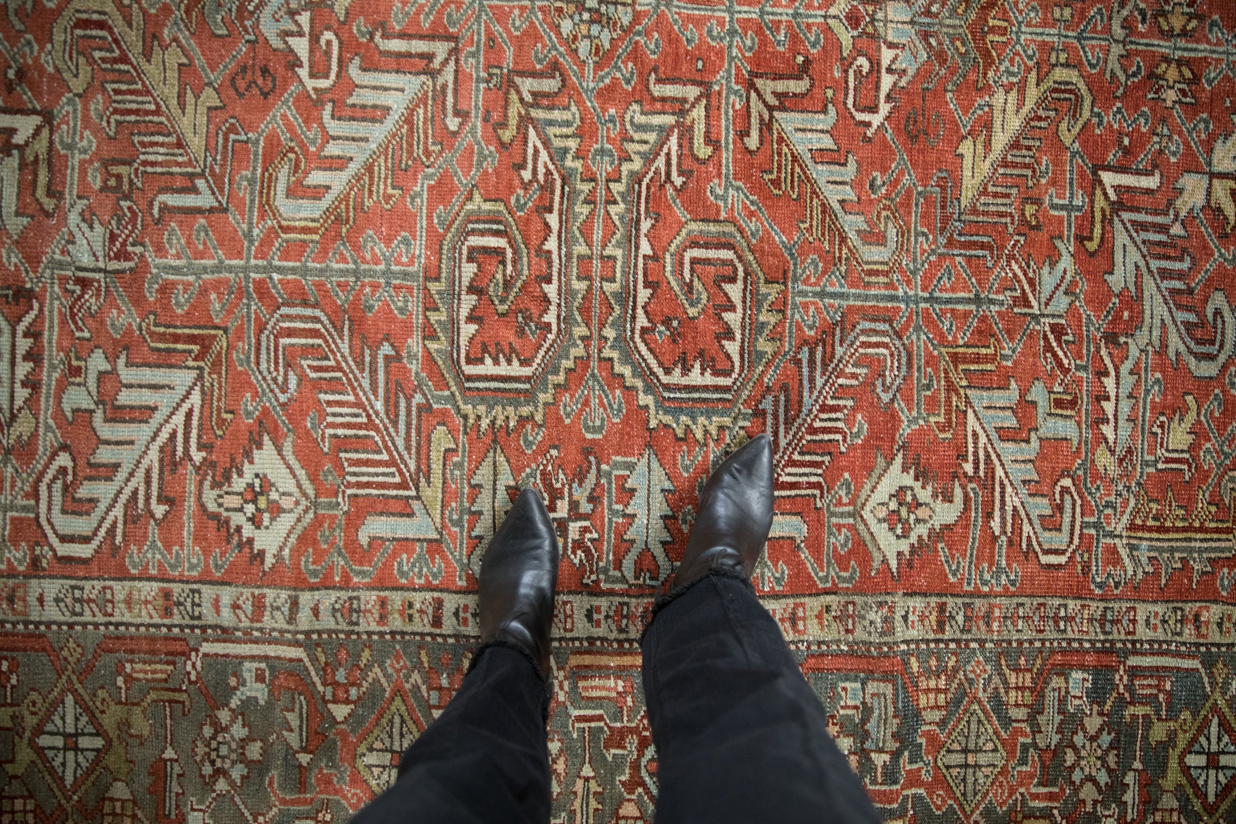 Vintage Distressed Mehrivan Carpet // ONH Item: ee004754, Image 1