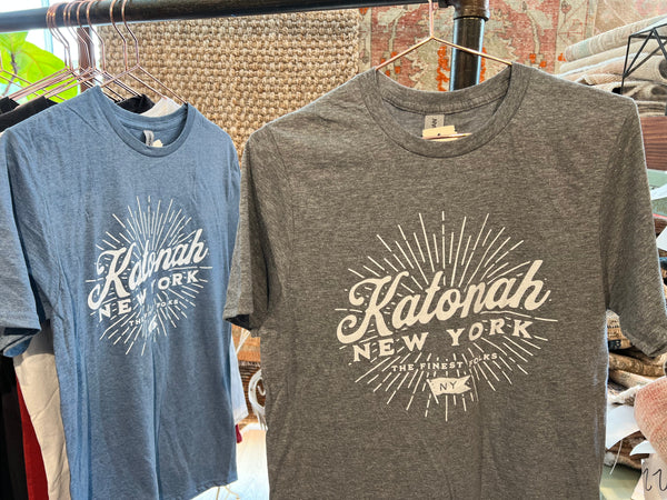 Unisex Katonah NY Finest Folks Tee Light Blue // ONH Item 10475 Image 2