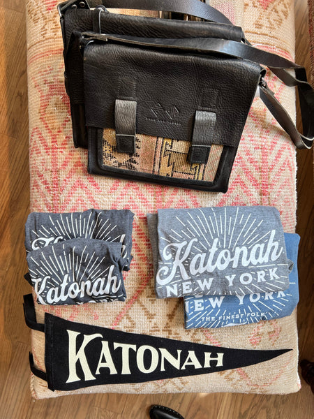 Unisex Katonah NY Finest Folks Tee Light Blue // ONH Item 10475 Image 1