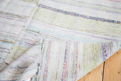 7x10 Vintage Rag Rug Carpet // ONH Item ee001356 Image 8