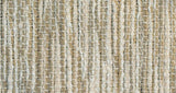 Handwoven texture of cream and light beige cotton table runner, showcasing undulating shades.