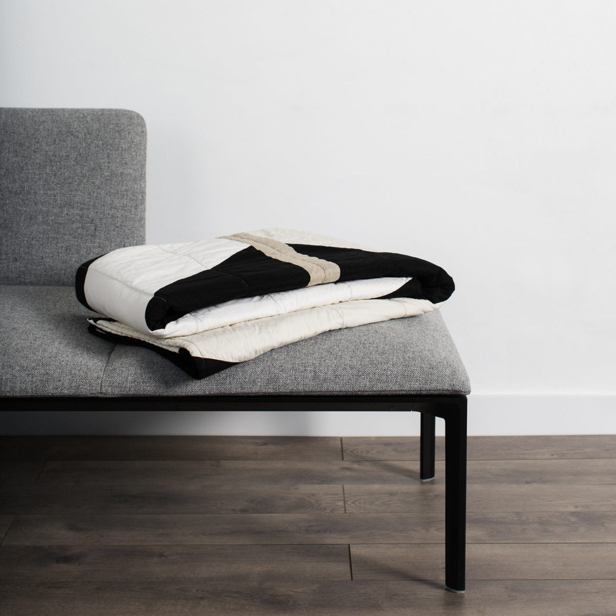 Made in USA Signature Louise Gray Quilt No. 1 // ONH Item nh00204 Image 1