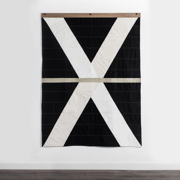 Made in USA Signature Louise Gray Quilt No. 1 // ONH Item nh00204