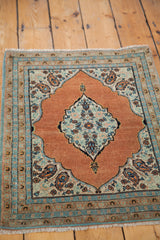2x3 Antique Persian Tabriz Rug Mat // ONH Item lr001727c Image 3