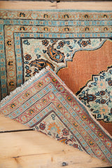 2x3 Antique Persian Tabriz Rug Mat // ONH Item lr001727c Image 6