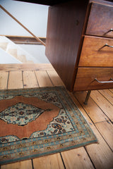 2x3 Antique Persian Tabriz Rug Mat // ONH Item lr001727c Image 7