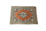 2x3 Antique Persian Tabriz Rug Mat // ONH Item lr001727c