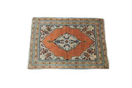 2x3 Antique Persian Tabriz Rug Mat // ONH Item lr001727c