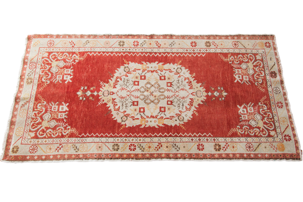 3x6 Vintage Red Rug Runner // ONH Item lr002184c